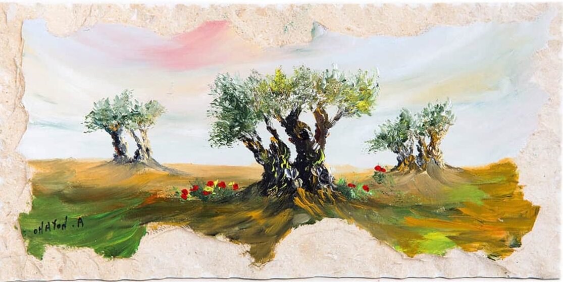 Mount of Olives Jerusalem Oil Painting