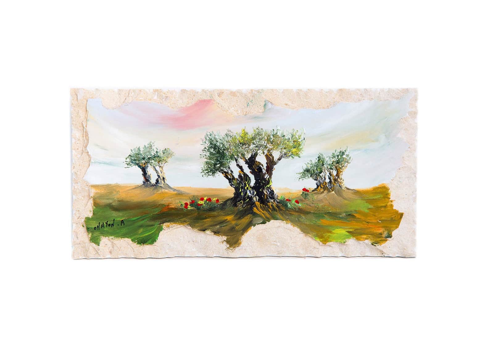 Mount of Olives Jerusalem Oil Painting