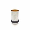 Sterling Silver Kiddush Cup with Colorful aluminum ring