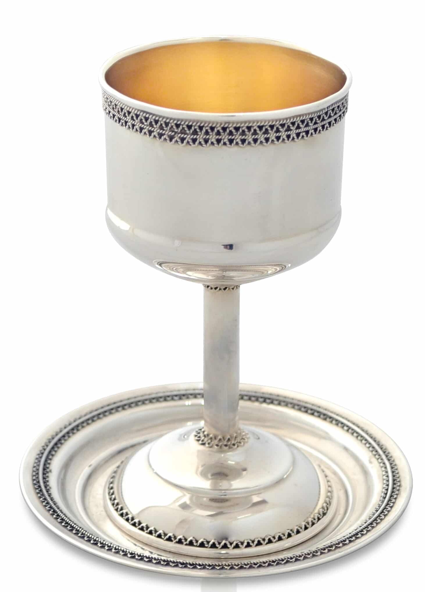 Classic 925 Sterling Silver Delicate Kiddush Cup