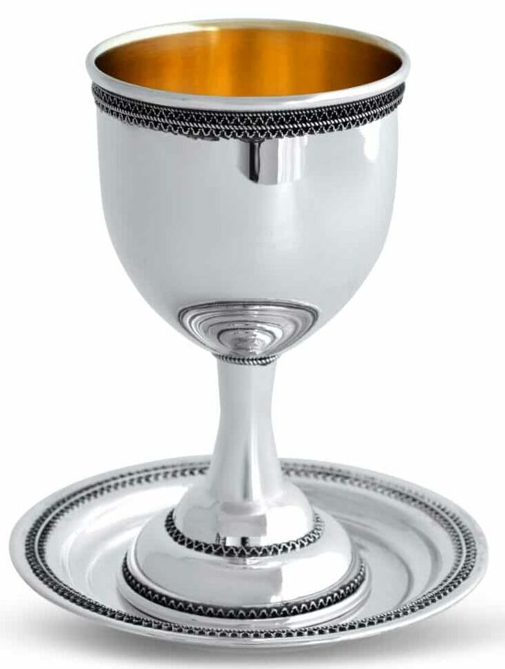 Classic and Beautiful Sterling Silver Wine Cup