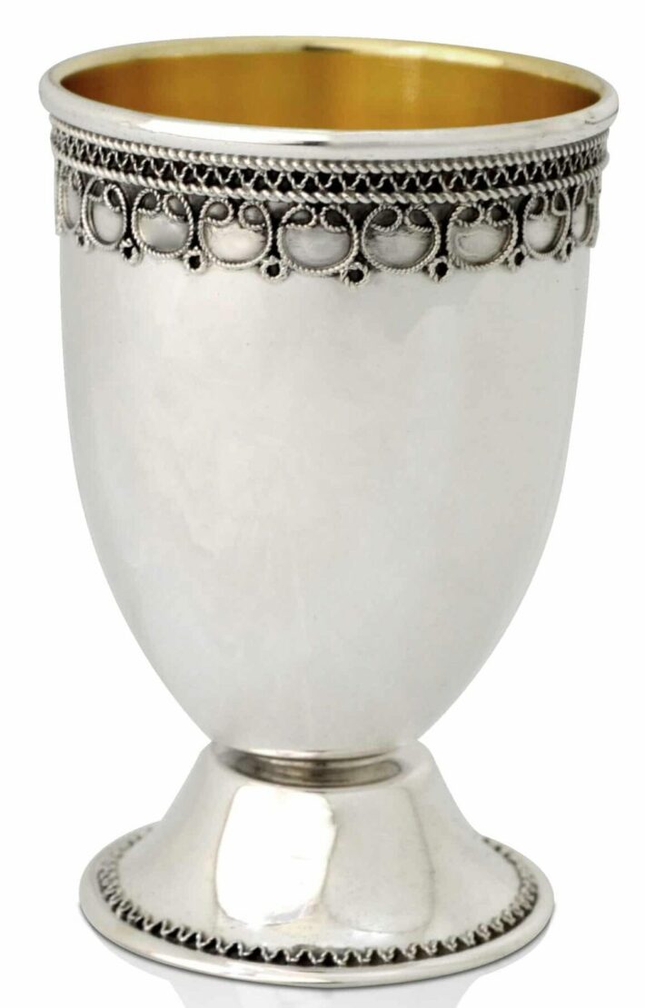 Sterling Silver Amazing Kiddush Cup