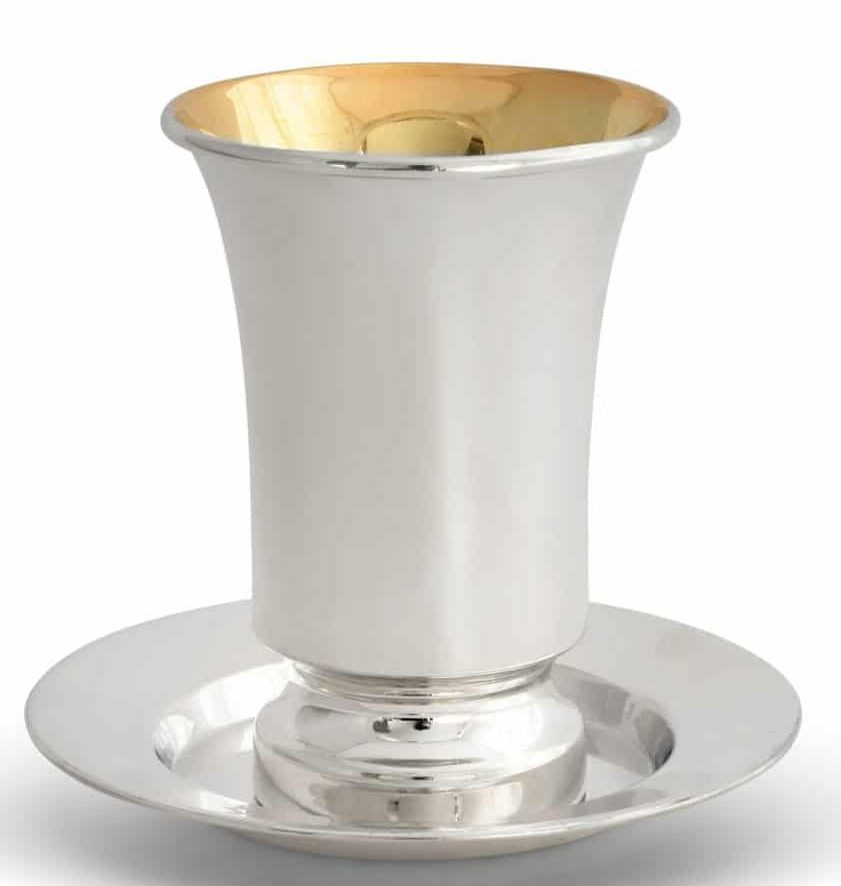 Stunning Large Kiddush Cup Made in Israel