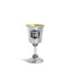 Sterling Silver Custom Enameled Kiddush Cup