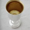 Classic Hammered Kiddush Cup with a Stem