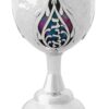 Stunning Hammered Sterling Silver Kiddush Cup
