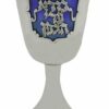 Classic Enameled Silver Kiddush Cup