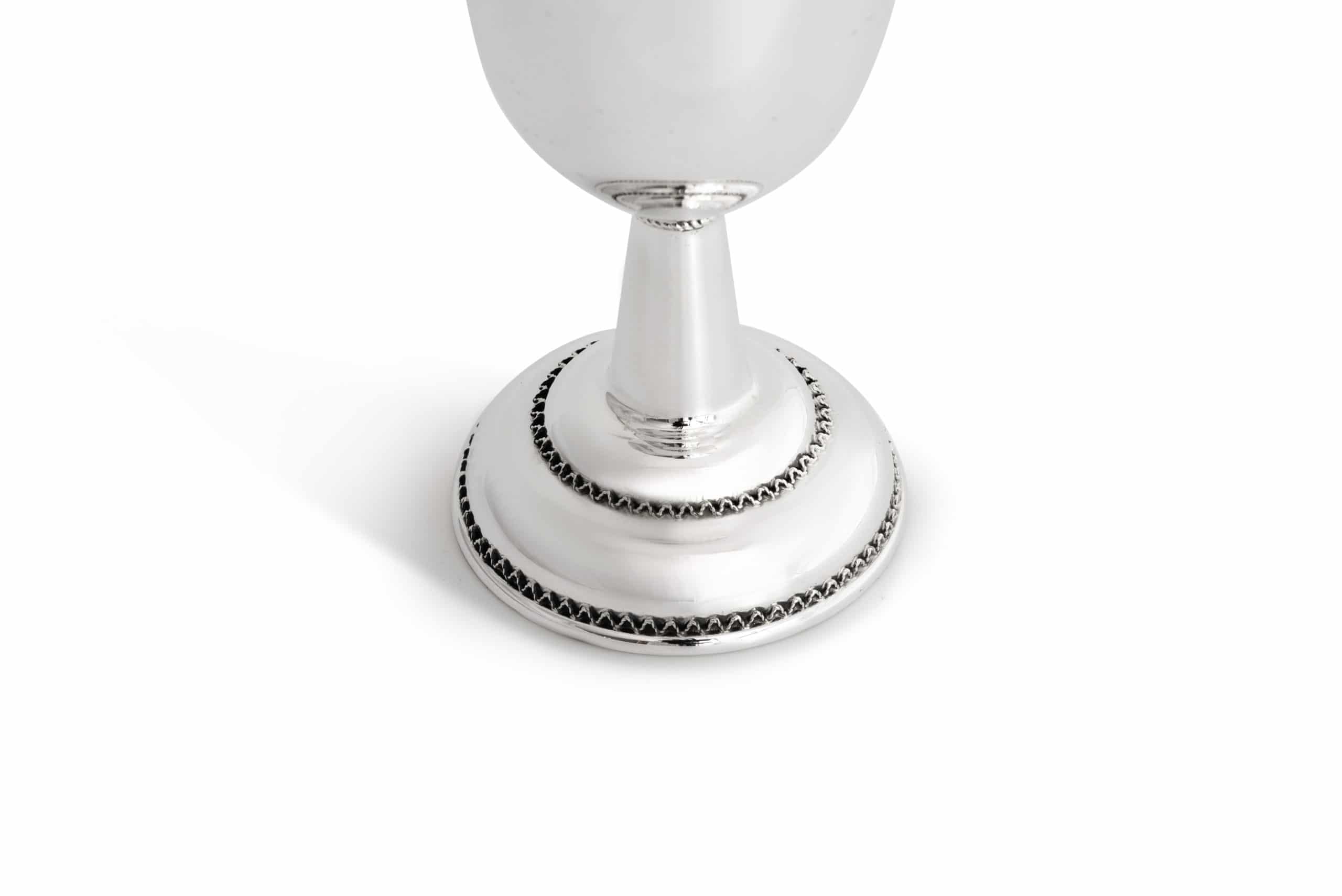 Kiddush Cup with Hebrew Enameled Blessing