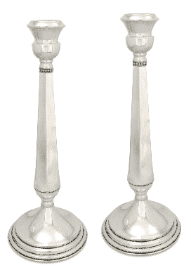 Extra Large Candle Holders Made of 925 Sterling Silver