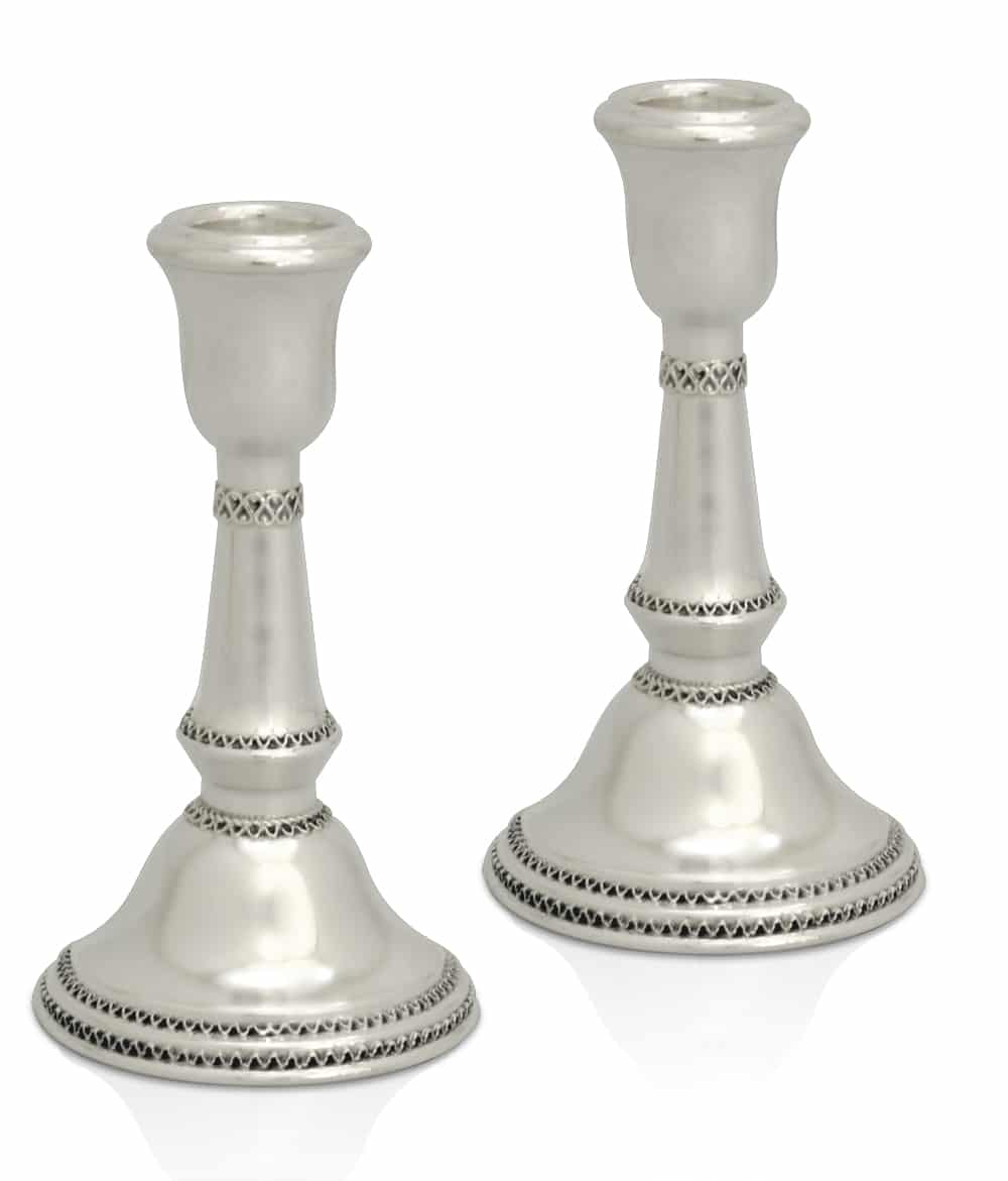 Classic 925 Sterling Silver Filigree Candle Holders