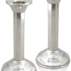 Large Sabbath Candlesticks and Tray Sterling Silver