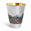Colorful Enameled Jerusalem Kiddush Cup