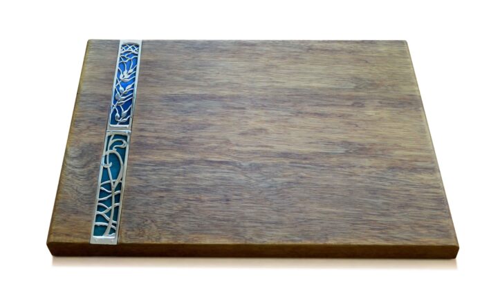 Walnut Wood Challah Board and Knife Set