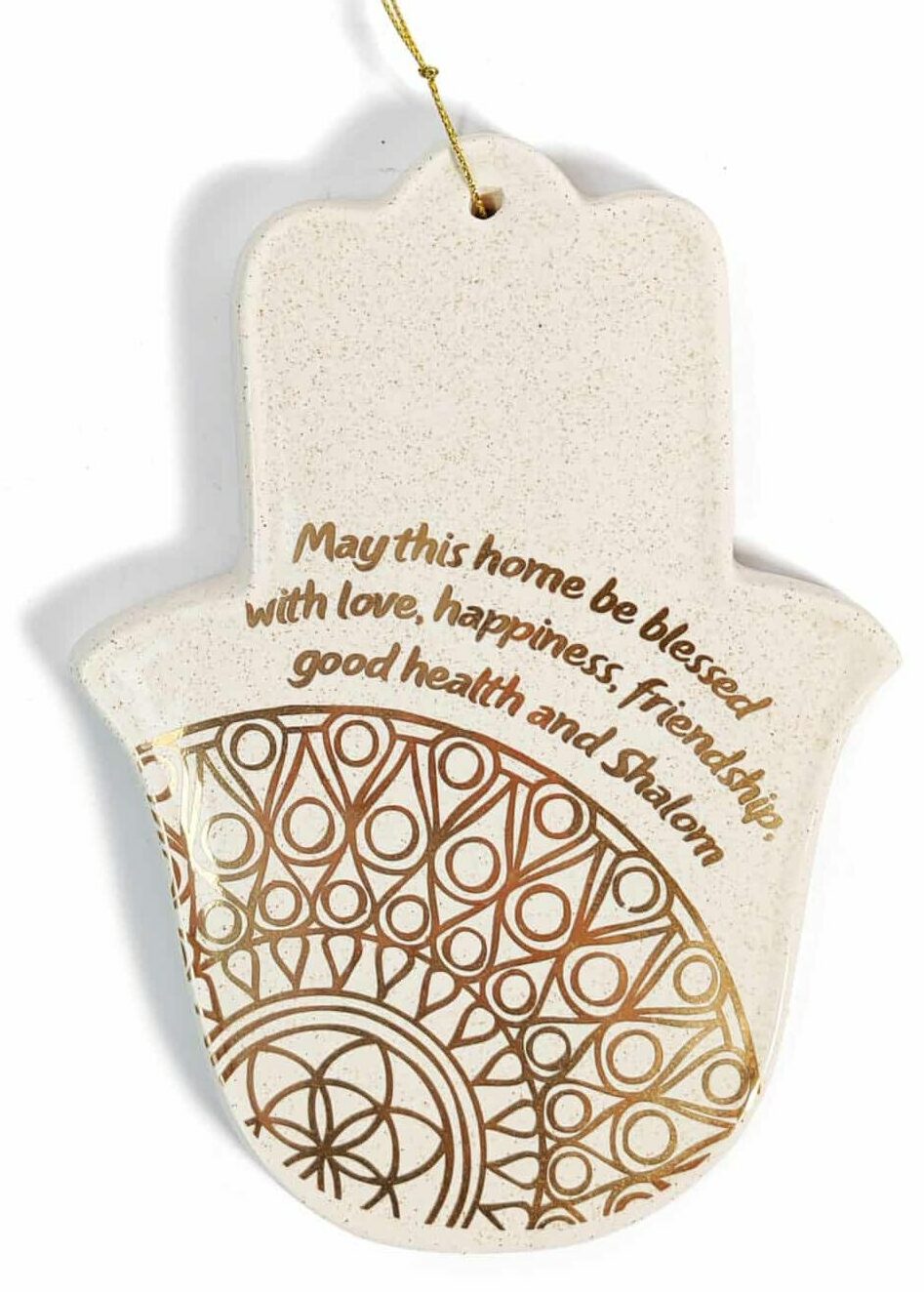 Hamsa Wall Hanging with House Blessing