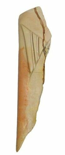 Red and White Jerusalem Stone Mezuzah Cover
