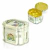 Sterling Silver Etrog Box with Colorful Enamel