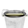 Silver & Brass Washing Cup With Wing Handles