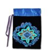 Hand Embroidered Blue Afikoman Bag