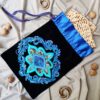 Hand Embroidered Blue Afikoman Bag