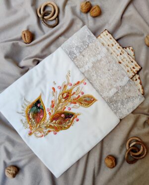 Amazing Hand Embroidered Afikoman Bag