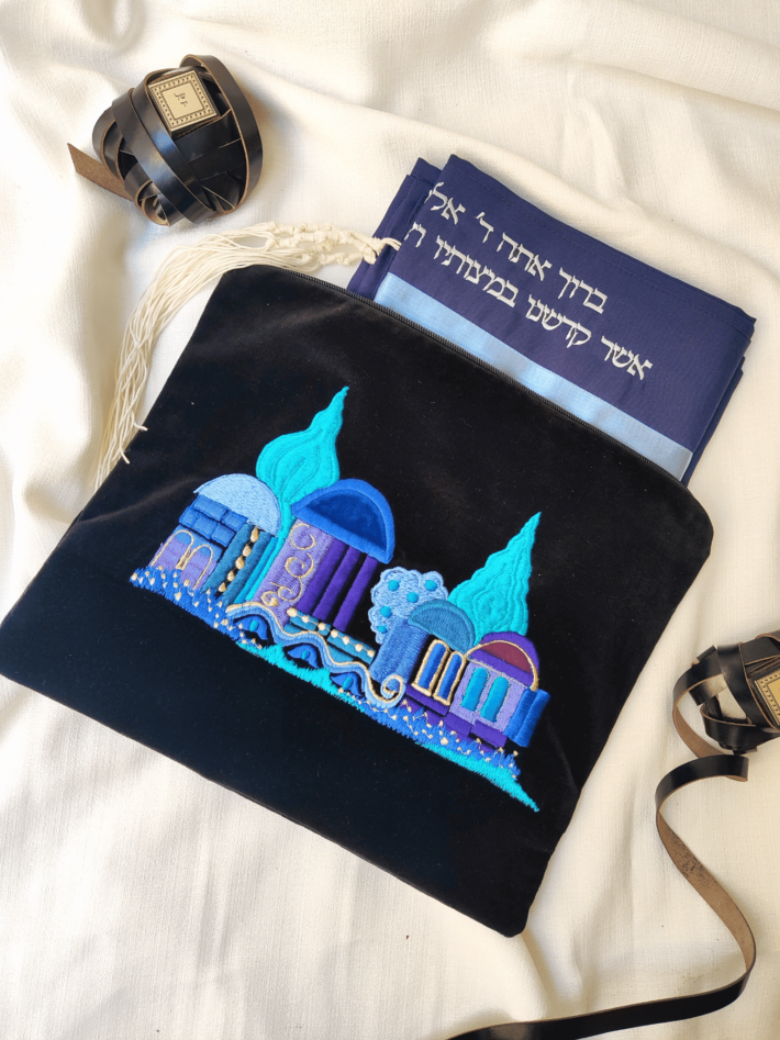 Jerusalem Tallit and Tefillin Bags For Carrying Your Tallit and Tefillin