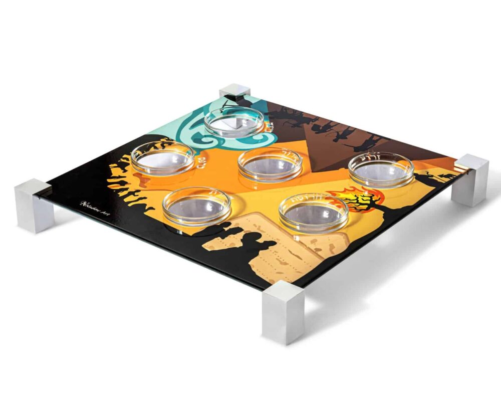 Exodus Inspired Seder Plate – Journey of Freedom