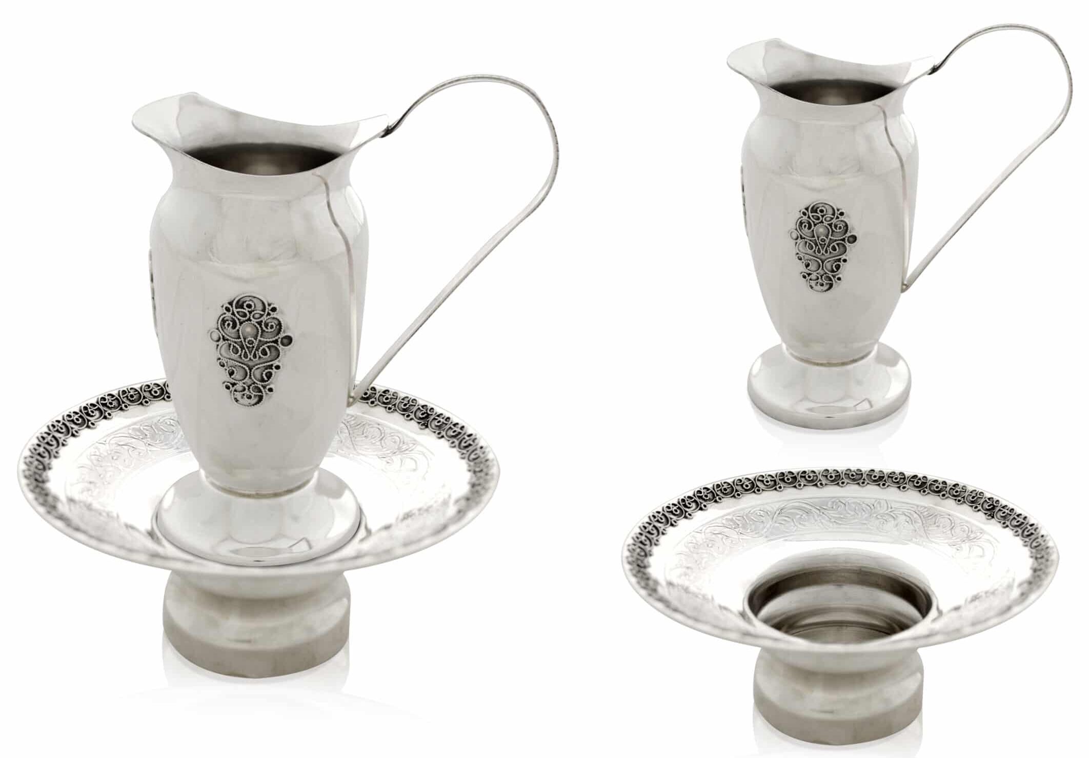 Washing Cup with Cut-Out Filigree Elements