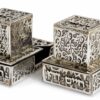 Personalized Sterling Silver Tefillin Boxes