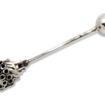 Custom Sterling Silver Rounded Honey Spoon