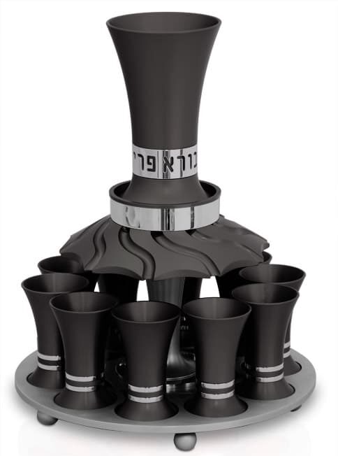 Wine Fountain Set With 10 Mini Cups & Blessing