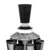 Black & Gray Wine Fountain with 10 Liqueur Cups