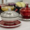 Colorful Honey Dish Set with Blessing