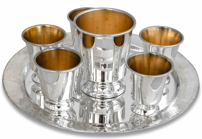 925 Sterling Silver Simple Liquor Cup