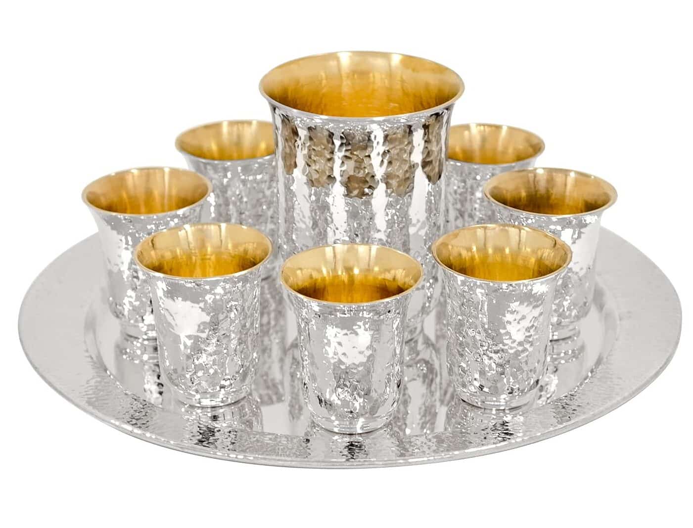 925 Sterling Silver Hammered Small Liquor Cup