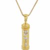 Shaddai Mezuzah 14K Yellow Gold Necklace