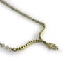 14K White Gold Hamsa Necklace