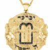 Extra Large Judah Lions Ten Commandments Pendant