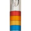 Colorful Round Mezuzah Case Made of Aluminum