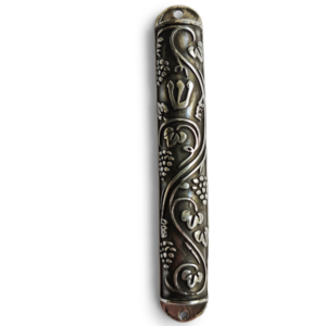 Mezuzah Case Nature Inspired with Grapes Design