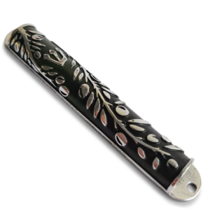 Small Mezuzah Case with Olive Tree Design