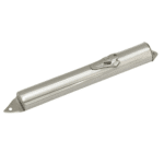Classic Rounded Sterling Silver Mezuzah Case
