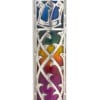 Colorful Sterling Silver Mezuzah Case
