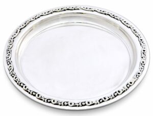Sterling Silver Elegant Large Plate
