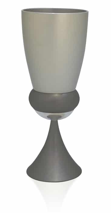 Modern aluminum Havdalah Kiddush Cup Set