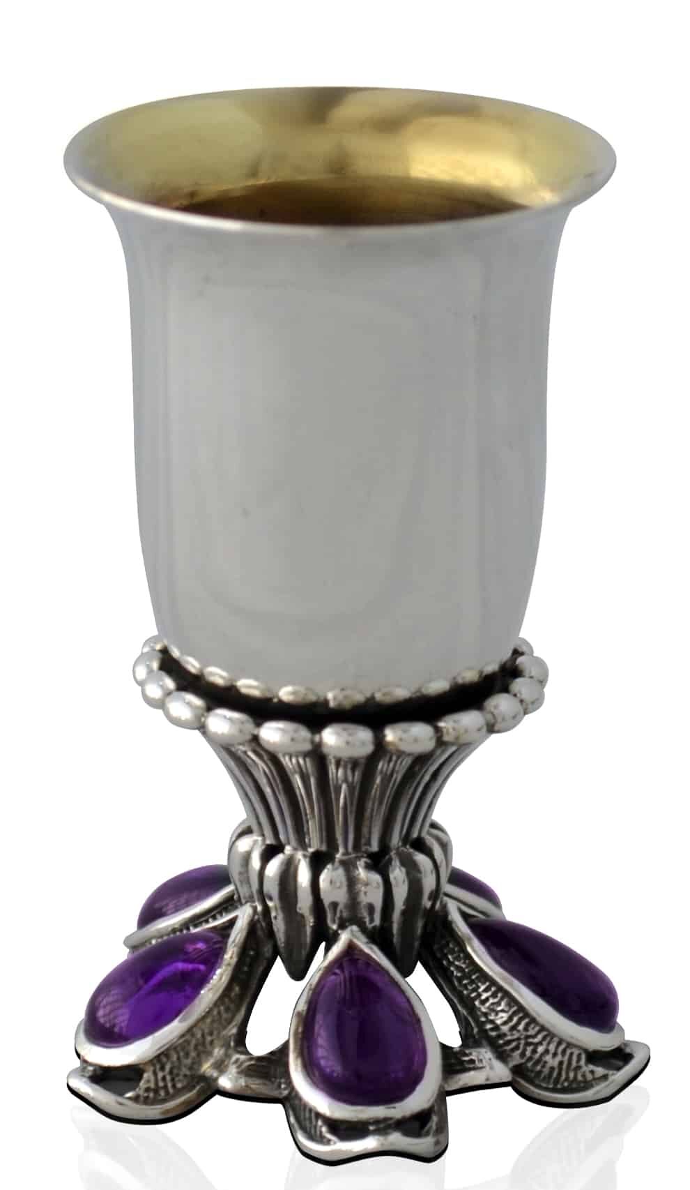 Small Children’s cup with Amethyst Stones
