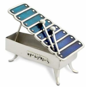 Colorful Sterling Silver Xylophone Besamim Box