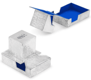 Hammered Stylish Sterling Silver Tefillin Boxes