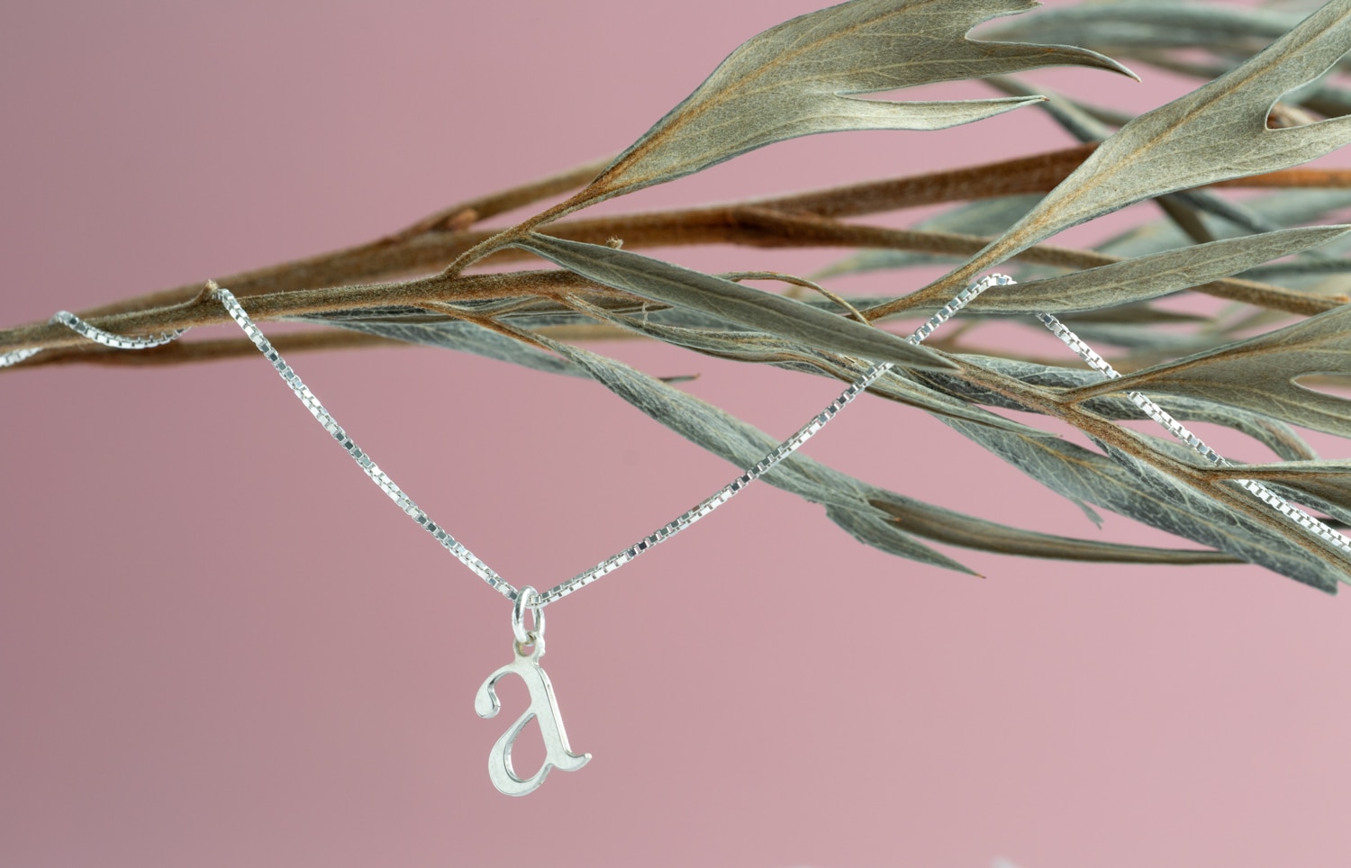 Sterling Silver Classic Letter Pendant
