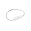 Sterling Silver Bracelet with Cursive English Name