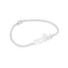 Hand Writing Personalized Hebrew Name Silver Bracelet